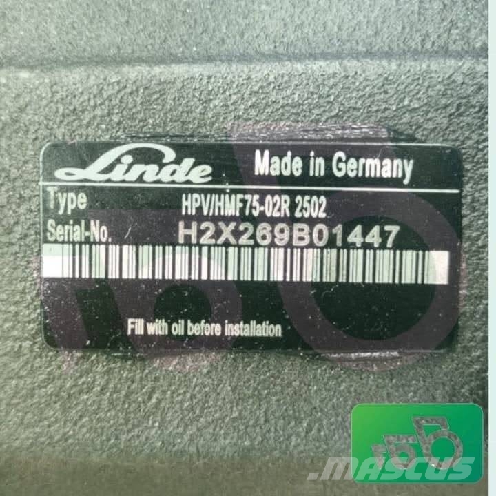 Linde HPVHMF75 drive pump ZF C-matic Claas Axion gearbox Transmisiones