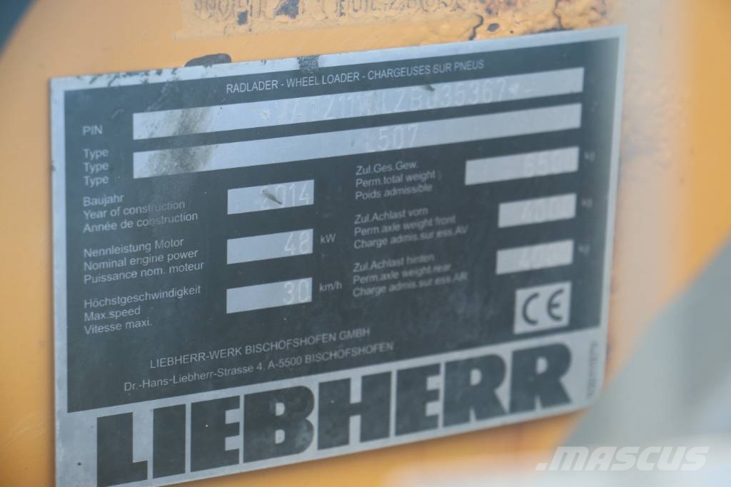 Liebherr L507 Speeder Wheel loaders