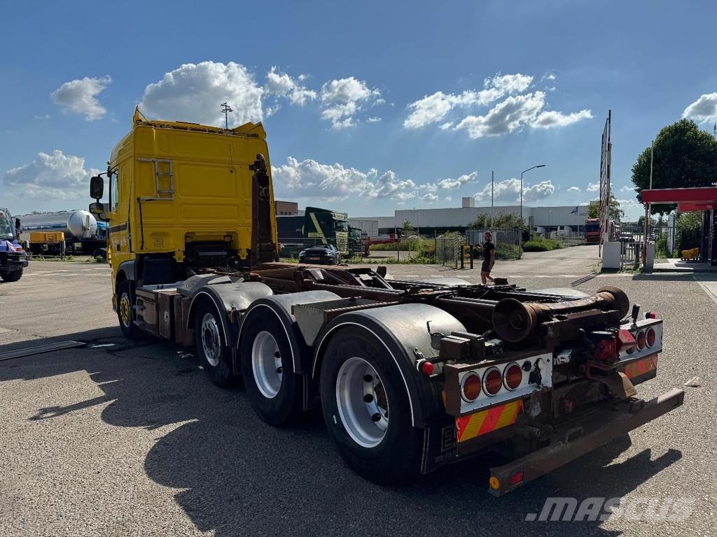 DAF XF 510 8X2 EURO 6 + MEILLER 20 TON HOOKLIFT Camion con gancio di sollevamento
