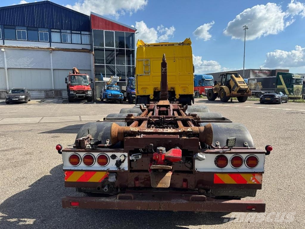 DAF XF 510 8X2 EURO 6 + MEILLER 20 TON HOOKLIFT Camion con gancio di sollevamento