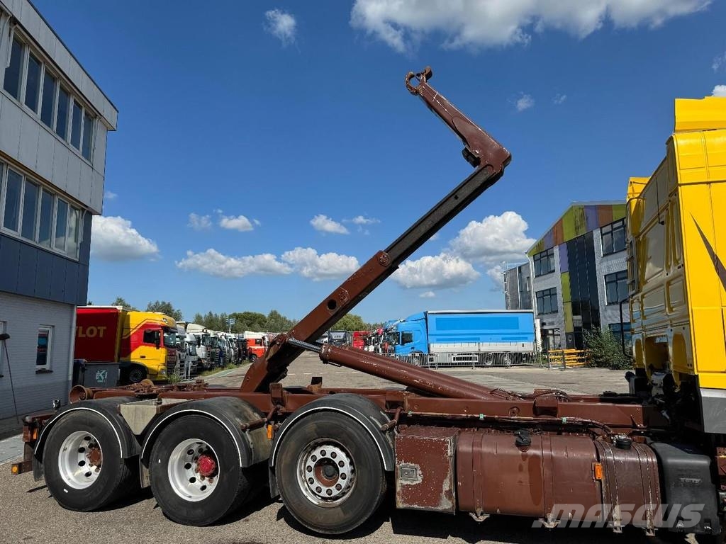 DAF XF 510 8X2 EURO 6 + MEILLER 20 TON HOOKLIFT Camion con gancio di sollevamento