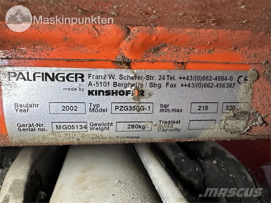 Palfinger PZG 350 G-1 Cucharones