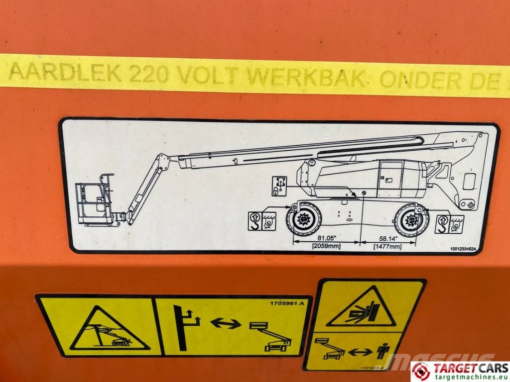 JLG H800AJ HyBrid Articulated 4x4 Boom WorkLift 2638cm Kuukulkijat
