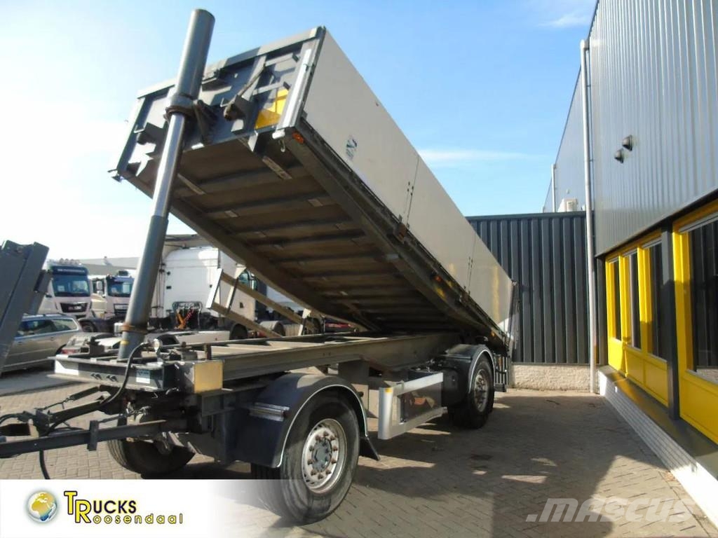 LAG 2x axle + big cylinder + perfect status Savivartės priekabos