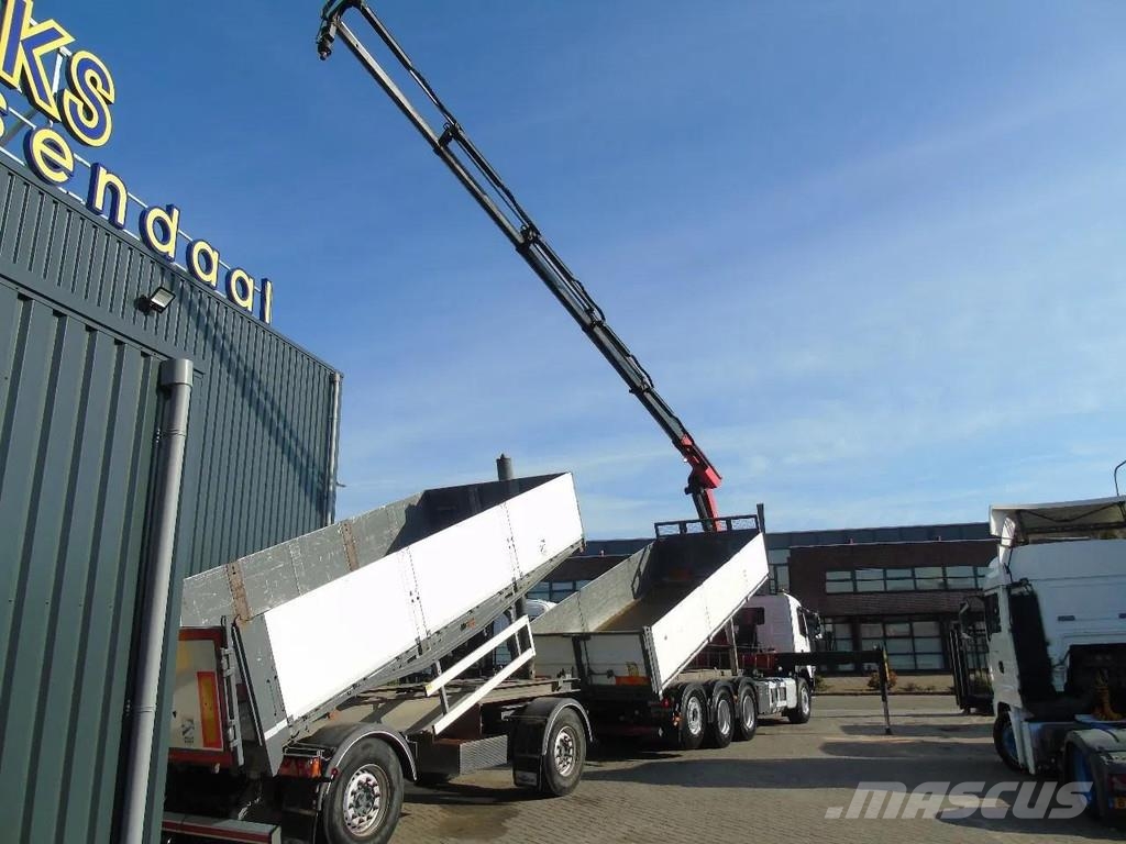 LAG 2x axle + big cylinder + perfect status Savivartės priekabos
