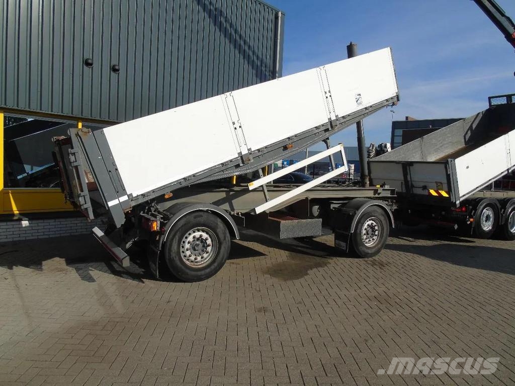 LAG 2x axle + big cylinder + perfect status Savivartės priekabos
