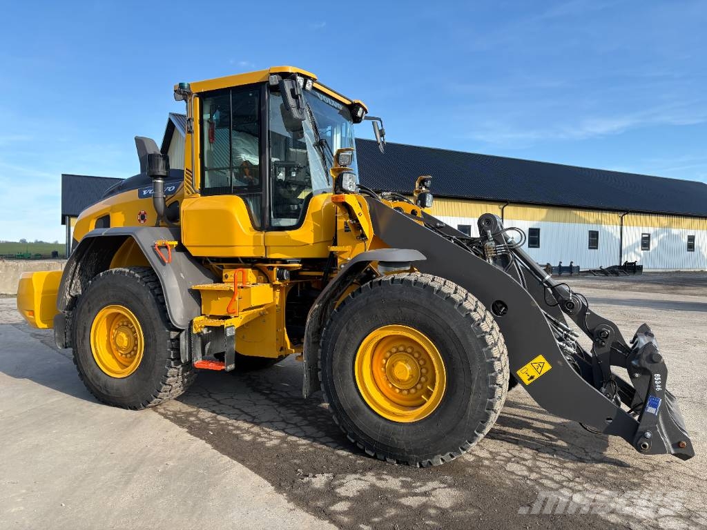 Volvo L70H lastmaskin, long boom, traktordäck, sv-såld 轮式装载机