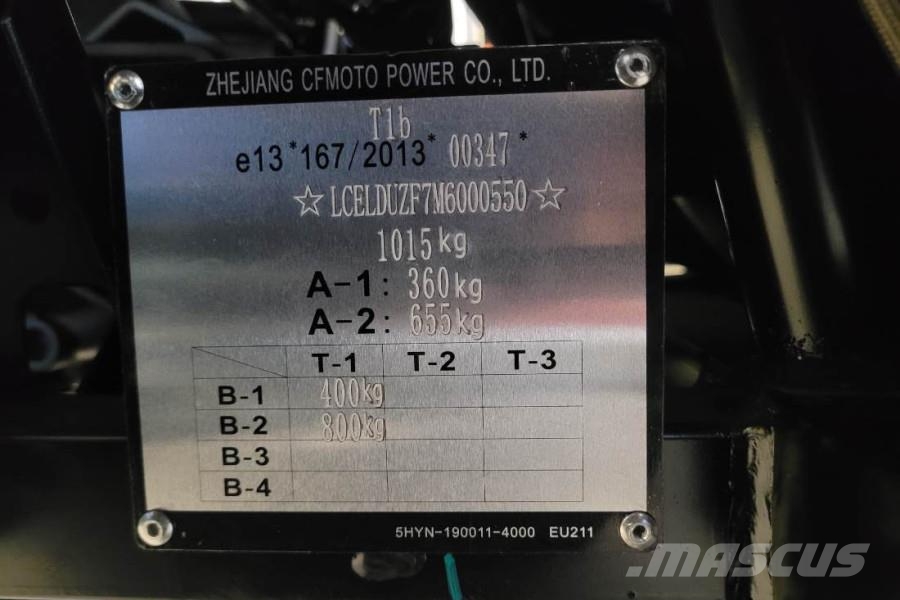 CFMoto UFORCE600 Valid Inspection, *Guarantee! Dutch Regi مركبات لجميع التضاريس