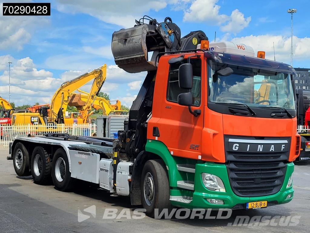 Ginaf X6 4336CHFE GINAF 8X6 NL-Truck 8x6 Tajfun L170 Z3 Rol kiper kamioni sa kukom za podizanje tereta