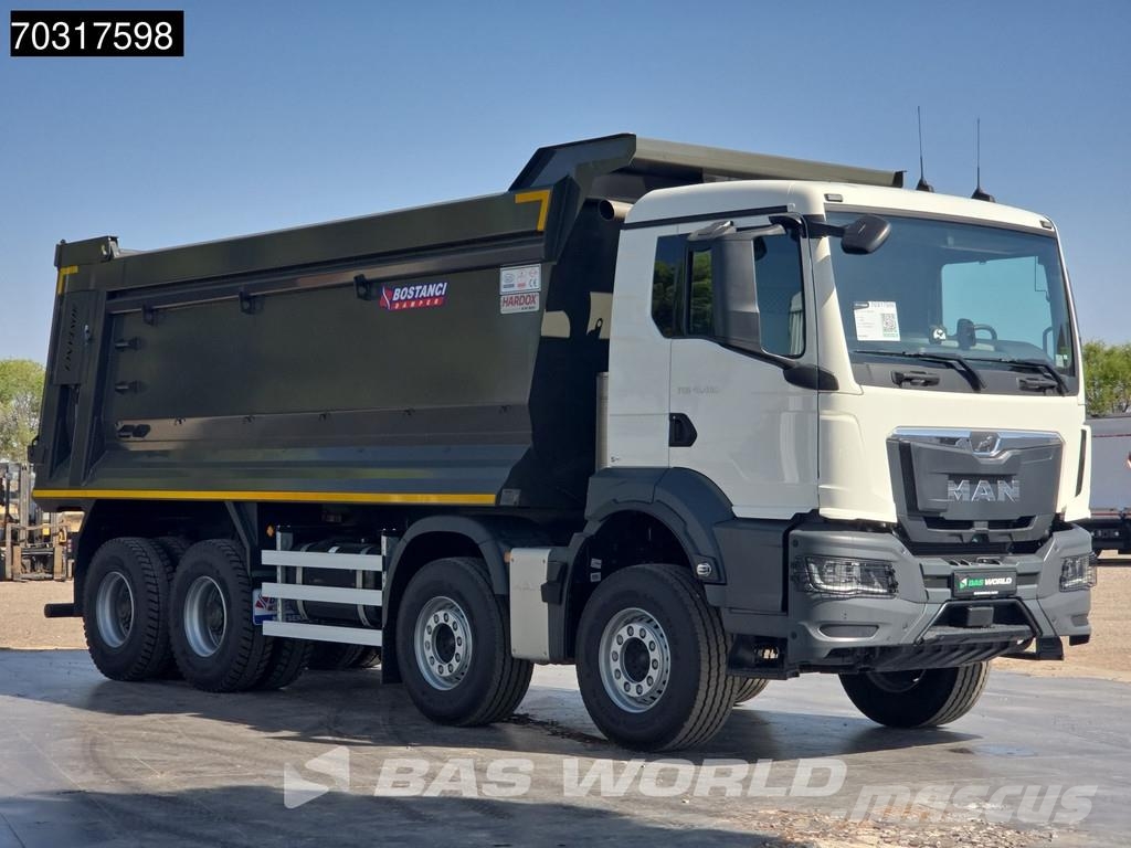 MAN TGS 41.480 8X4 NEW! 26m3 Tipper Full Steel suspens Camion benne