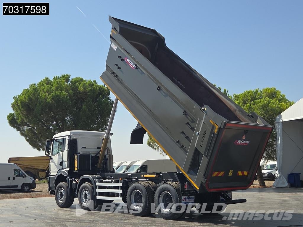 MAN TGS 41.480 8X4 NEW! 26m3 Tipper Full Steel suspens Camion benne