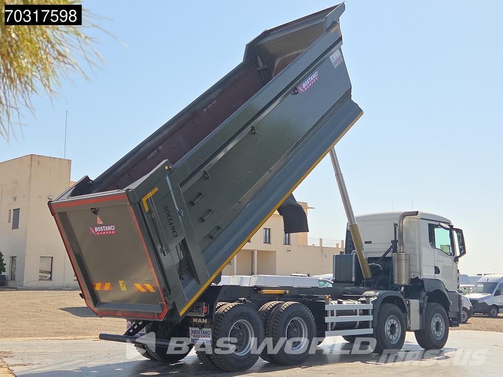 MAN TGS 41.480 8X4 NEW! 26m3 Tipper Full Steel suspens Camion benne