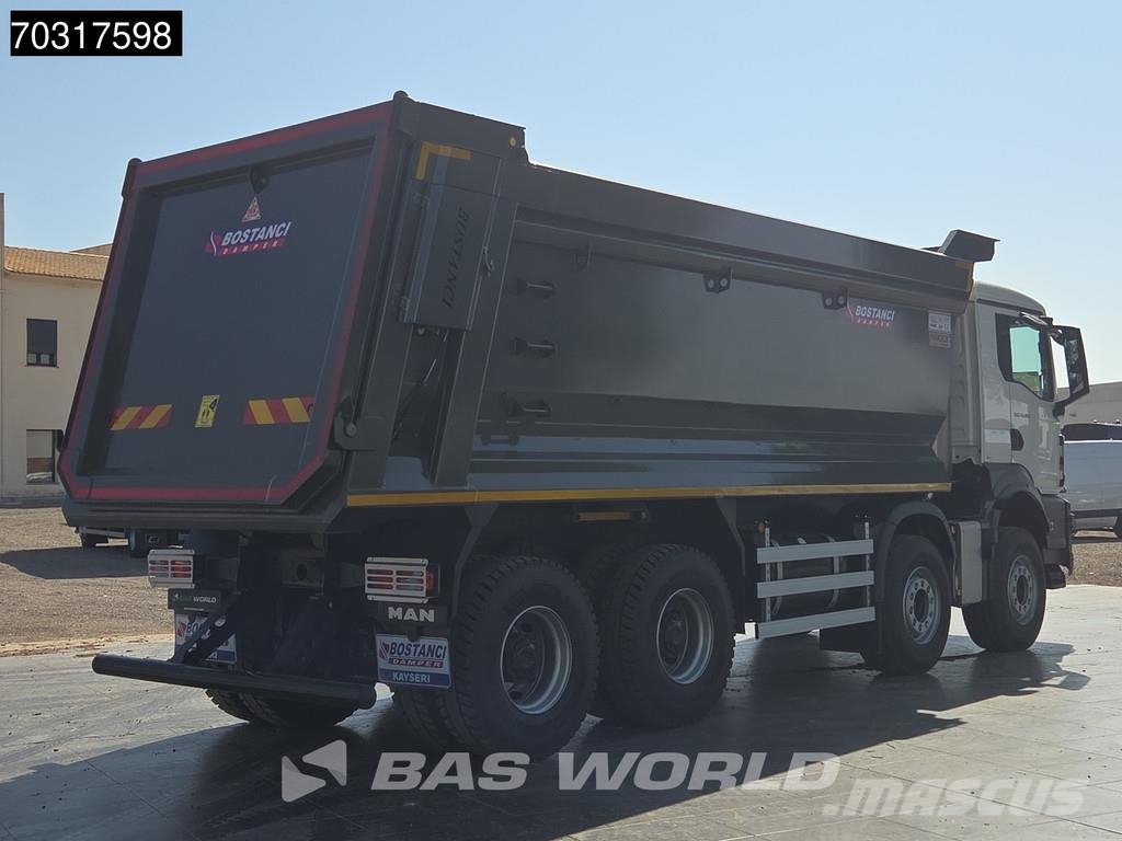 MAN TGS 41.480 8X4 NEW! 26m3 Tipper Full Steel suspens Camion benne