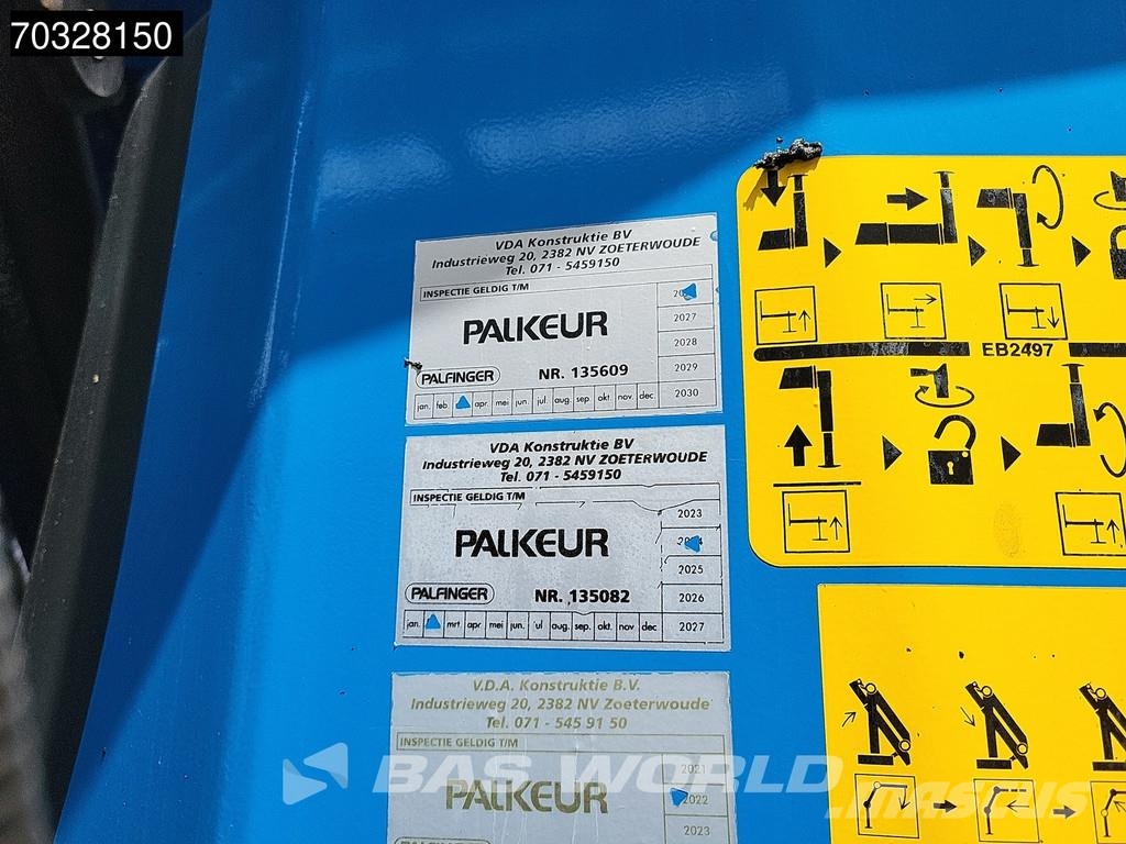 Volvo FH 500 FH 10X4 Palfinger PK92002-SH Crane 7 extens 平板栏板货车