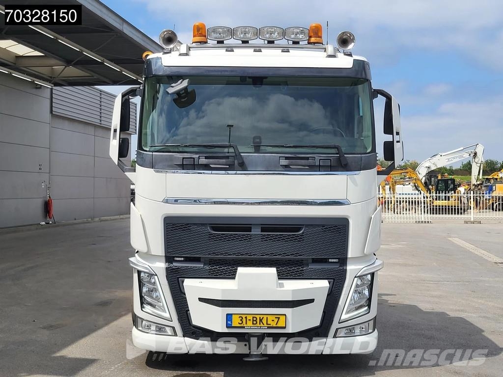 Volvo FH 500 FH 10X4 Palfinger PK92002-SH Crane 7 extens Lastbil med lad/Flatbed