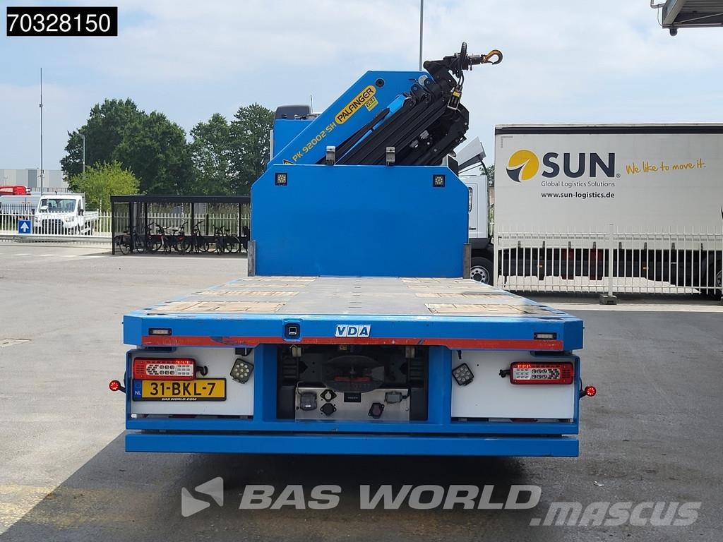 Volvo FH 500 FH 10X4 Palfinger PK92002-SH Crane 7 extens 平板栏板货车