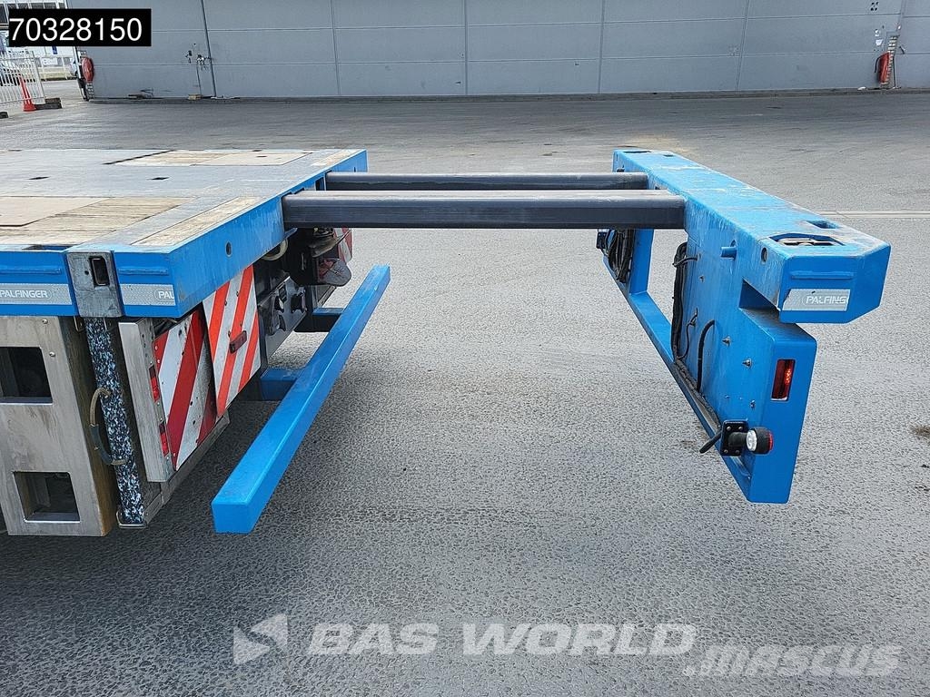 Volvo FH 500 FH 10X4 Palfinger PK92002-SH Crane 7 extens 平板栏板货车