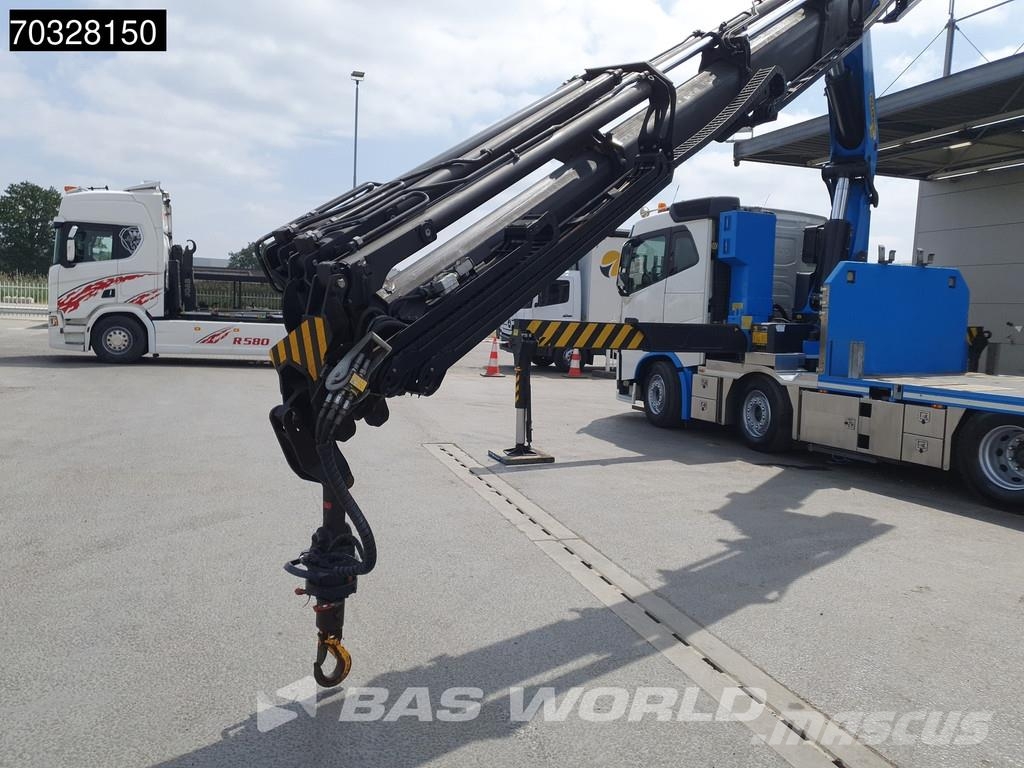 Volvo FH 500 FH 10X4 Palfinger PK92002-SH Crane 7 extens Lastbil med lad/Flatbed