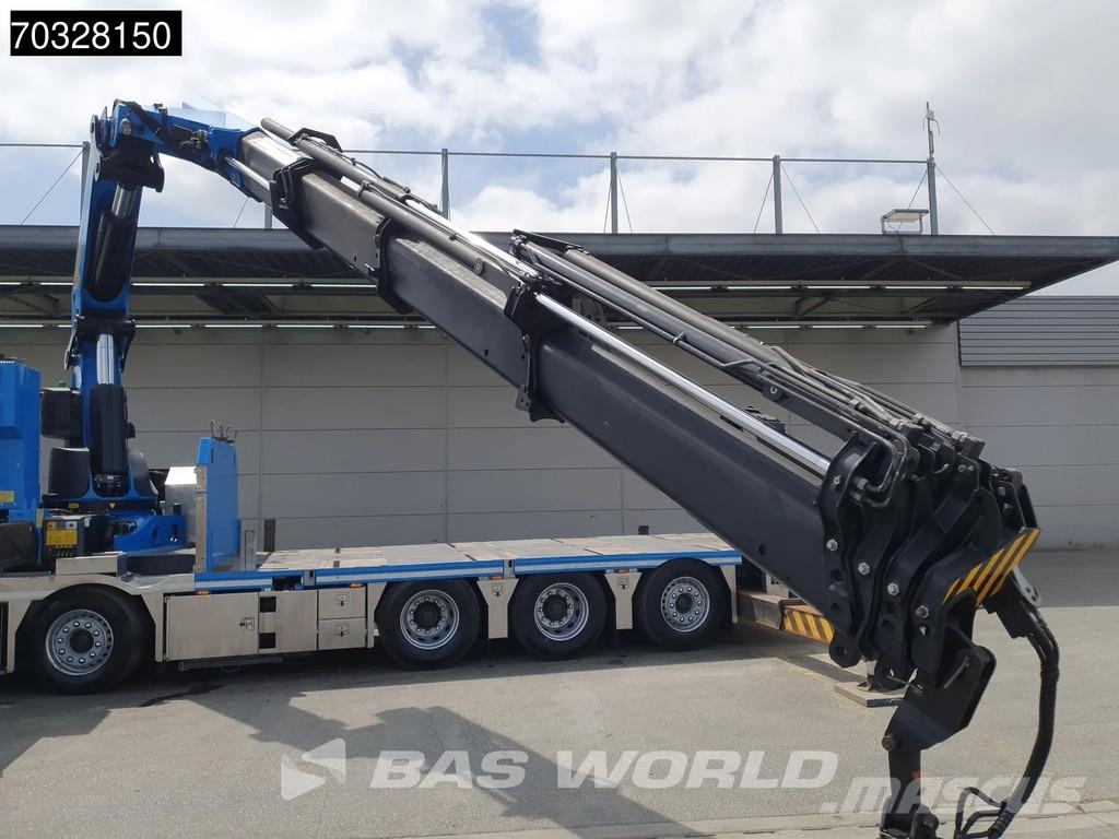 Volvo FH 500 FH 10X4 Palfinger PK92002-SH Crane 7 extens Lastbil med lad/Flatbed
