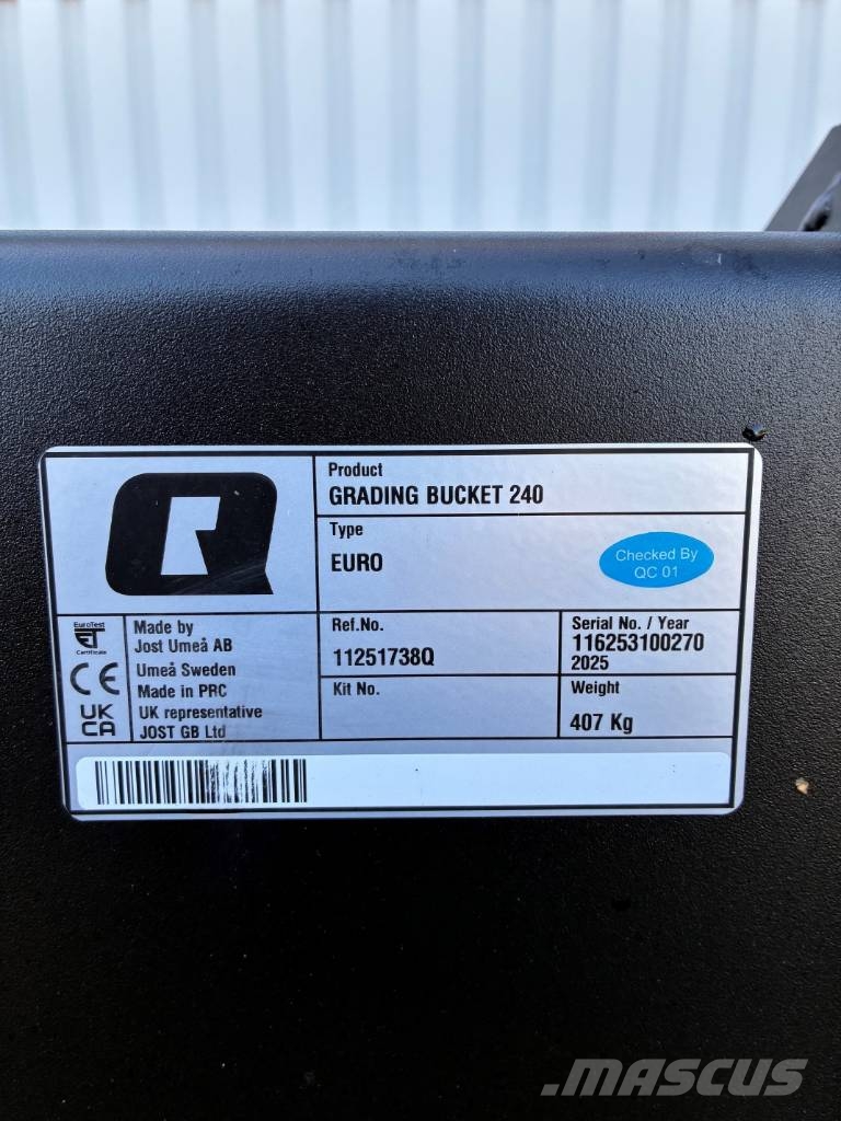 Ålö Grading Bucket 240 Overige accessoires voor tractoren