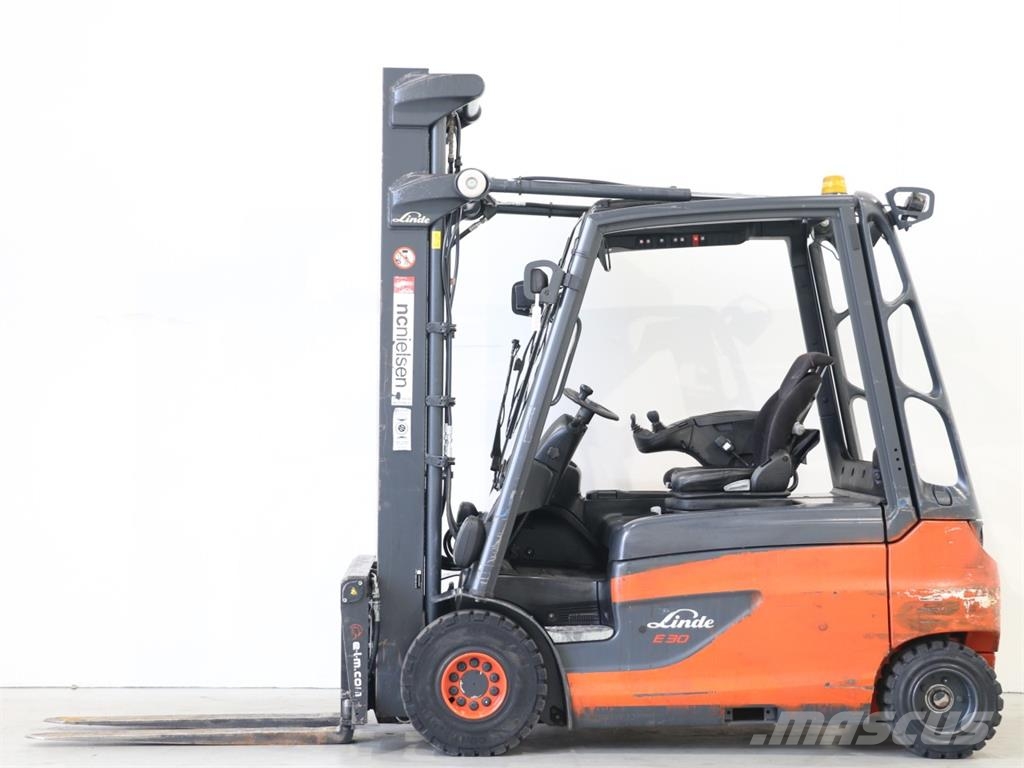 Linde E30L/387 Електрически вилични кари-повдигачи