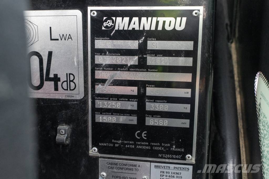 Manitou MT 1033 Teleskooplaadurid