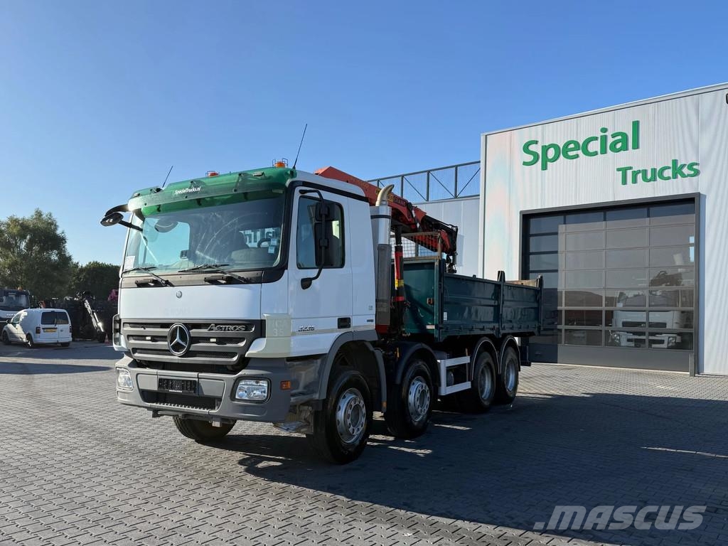Mercedes-Benz Actros 3236 8x4 / EPS / Blad geveerd / Palfinger P شاحنات قلابة