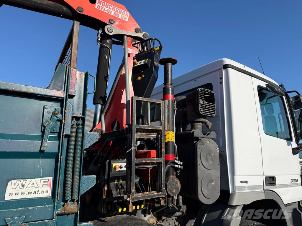 Mercedes-Benz Actros 3236 8x4 / EPS / Blad geveerd / Palfinger P شاحنات قلابة