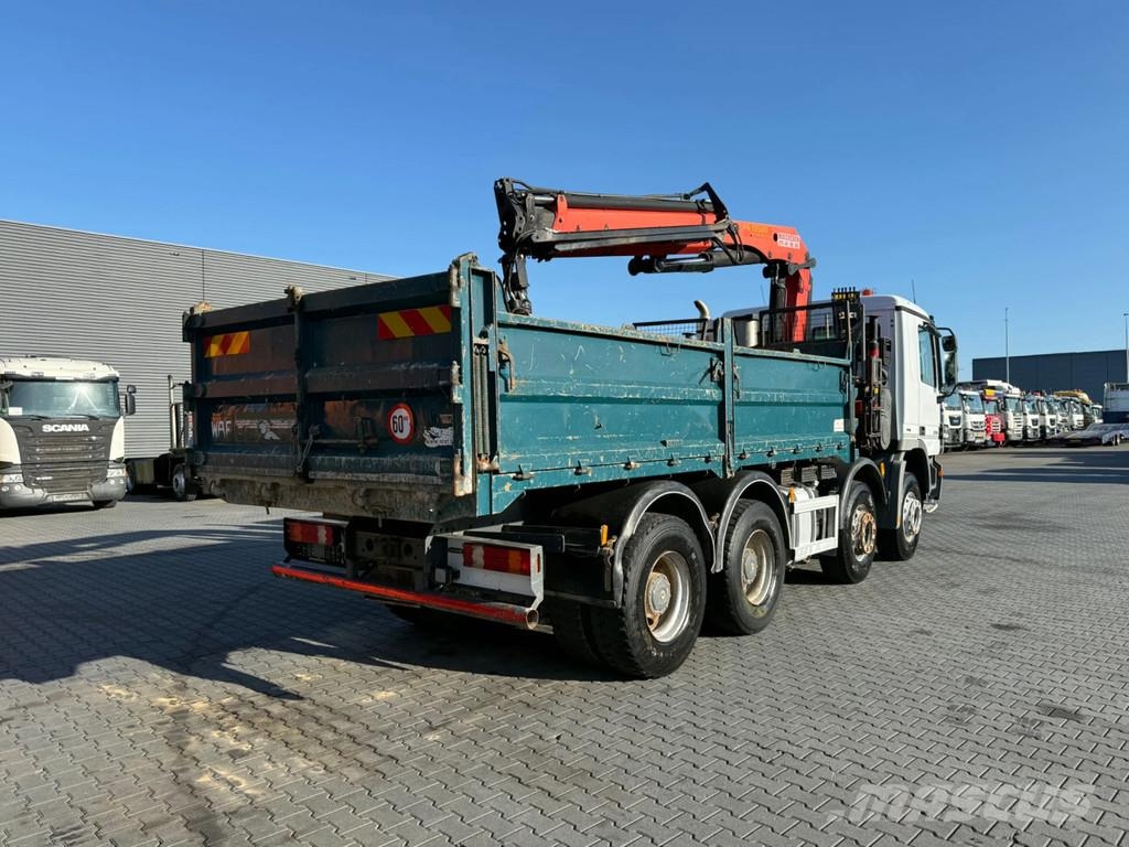 Mercedes-Benz Actros 3236 8x4 / EPS / Blad geveerd / Palfinger P شاحنات قلابة