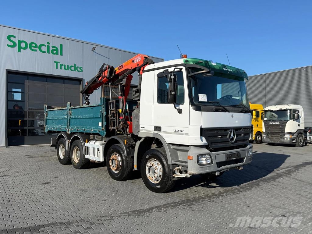 Mercedes-Benz Actros 3236 8x4 / EPS / Blad geveerd / Palfinger P شاحنات قلابة