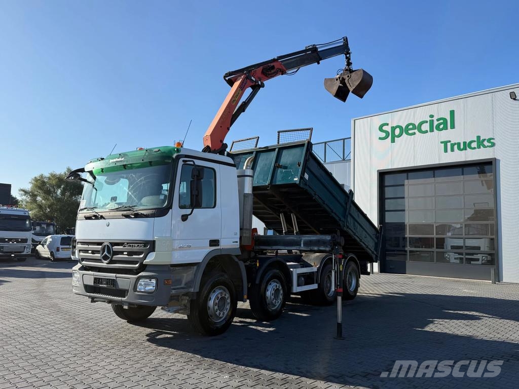 Mercedes-Benz Actros 3236 8x4 / EPS / Blad geveerd / Palfinger P شاحنات قلابة