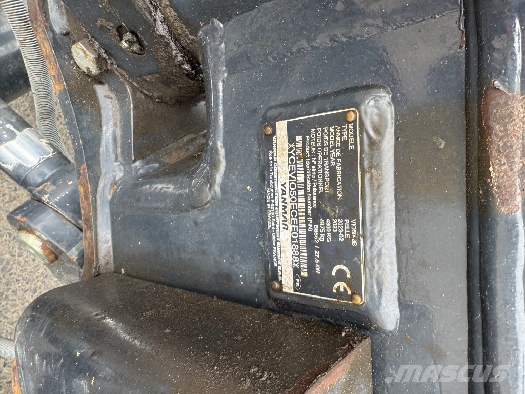 Yanmar VIO50 (01888) حفارات صغيرة أقل من 7 طن (حفارات صغيرة)