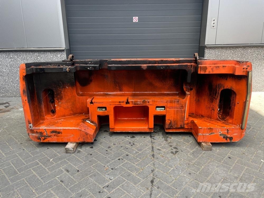 Terex TW150-6059092-Counterweight/Heckgewicht Chassis og suspension