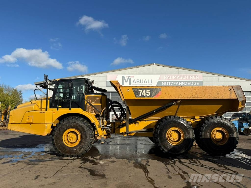 CAT 745 //BJ. 2018/9600H/6x6/Klima/ZSA/ Dumpperit
