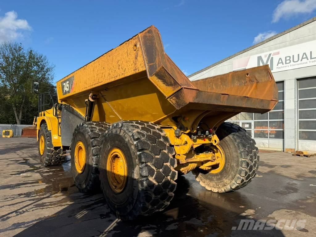 CAT 745 //BJ. 2018/9600H/6x6/Klima/ZSA/ Dumpperit
