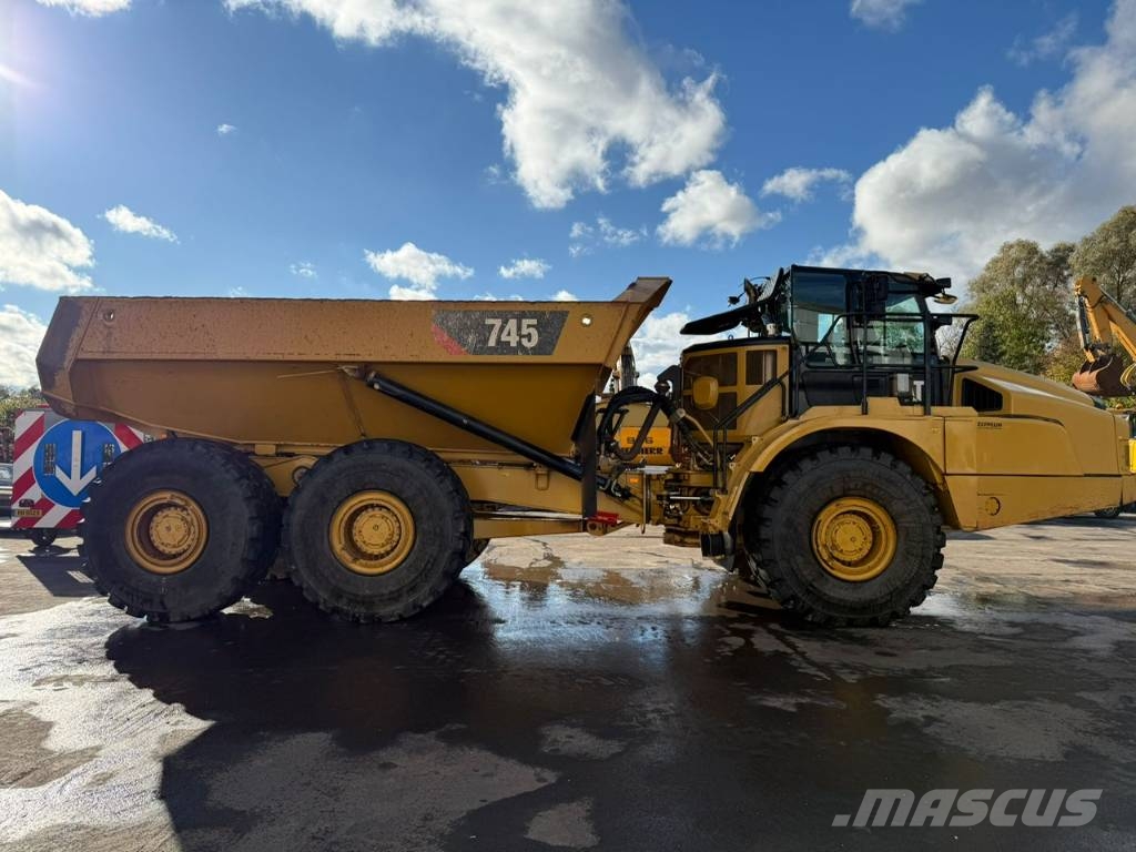 CAT 745 //BJ. 2018/9600H/6x6/Klima/ZSA/ Dumpperit