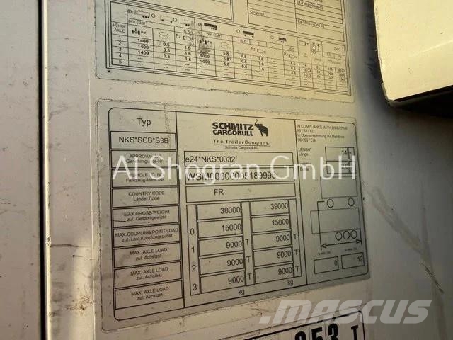 Schmitz Cargobull Thermo King SLXi Spectrum/Doppelstock/3xAchsen 控溫式半拖車