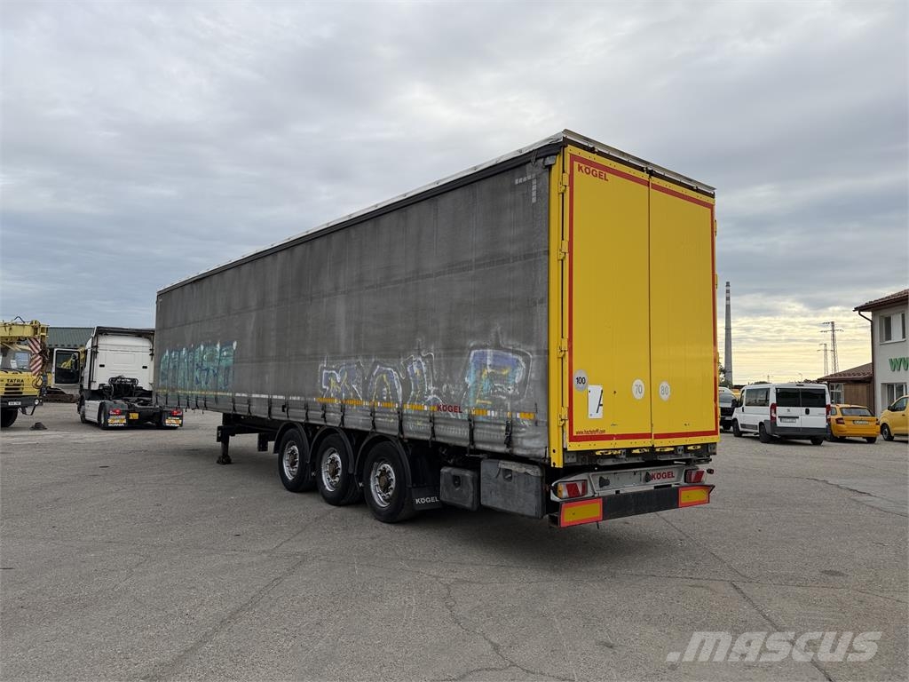 Kögel SN 24 VIN 551 نصف مقطورات بباب جانبي