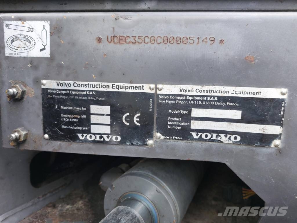 Volvo EC35C Minigravemaskiner