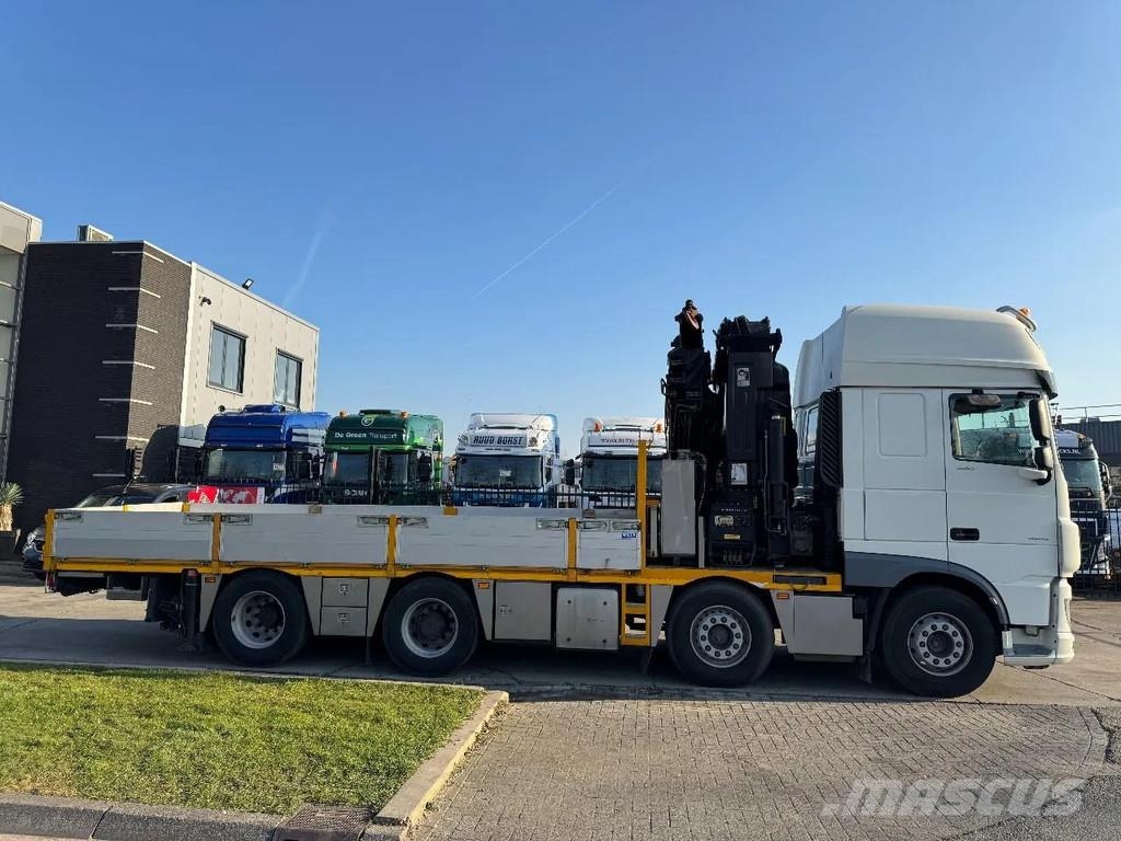 DAF XF 460 8X2 - EURO 6 + HIAB 855 EP-6 + REMOTE + STE Rabljene dizalice za težak teren