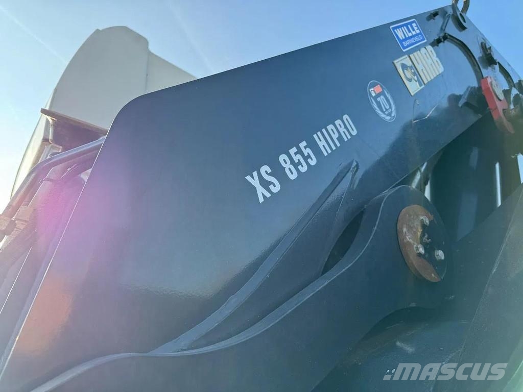 DAF XF 460 8X2 - EURO 6 + HIAB 855 EP-6 + REMOTE + STE Rabljene dizalice za težak teren