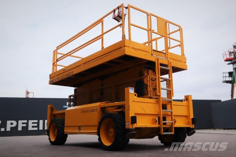 HAB S195-24 D4WDS Diesel, 4x4 Drive, 19.5m Working Hei Žirkliniai keltuvai