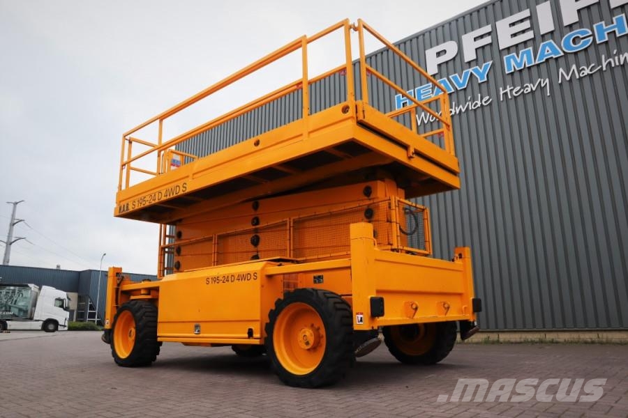 HAB S195-24 D4WDS Diesel, 4x4 Drive, 19.5m Working Hei Žirkliniai keltuvai