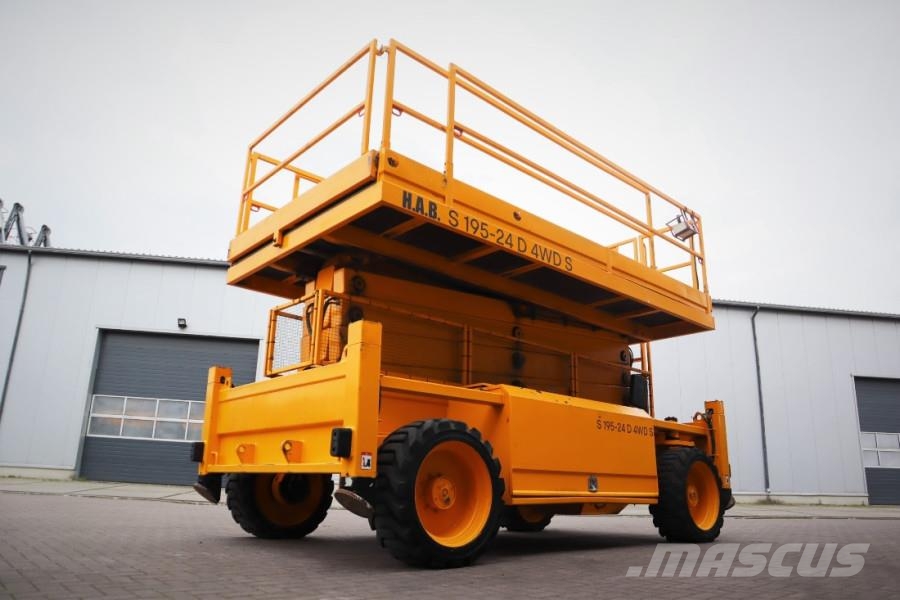 HAB S195-24 D4WDS Diesel, 4x4 Drive, 19.5m Working Hei Žirkliniai keltuvai