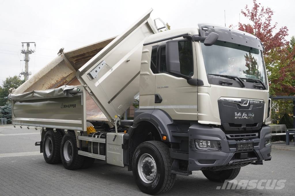 MAN TGS 33.480 6X6 / 15 tho. km!!! / KH-Kipper 3-way Tipper trucks