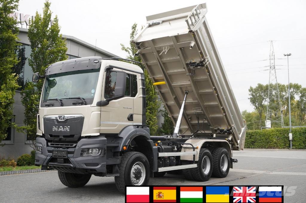MAN TGS 33.480 6X6 / 15 tho. km!!! / KH-Kipper 3-way Tipper trucks