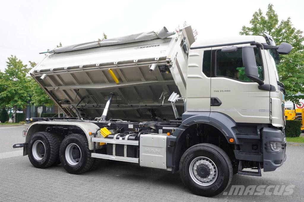 MAN TGS 33.480 6X6 / 15 tho. km!!! / KH-Kipper 3-way Tipper trucks