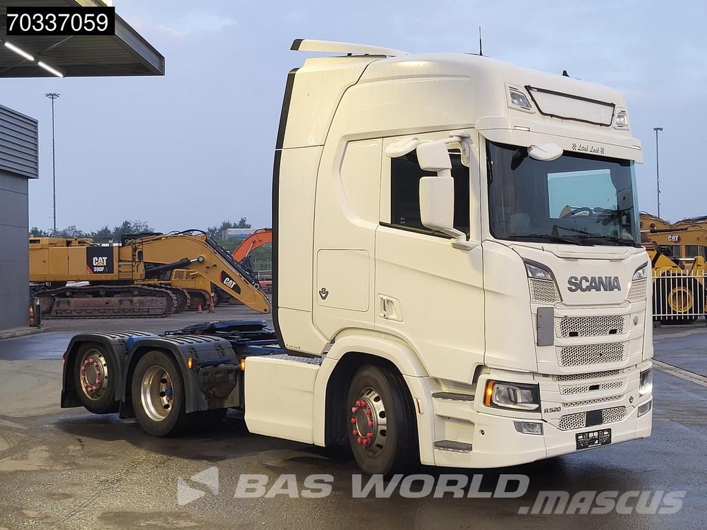 Scania R520 6X2 315WB! V8 Retarder Liftachse Alcoa's PTO 曳引機組件