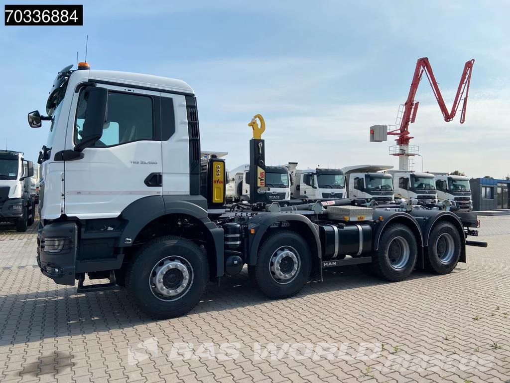 MAN TGS 35.480 8X4 NEW! HYVA 26-60 SKZ containersystem Vinçli kamyonlar