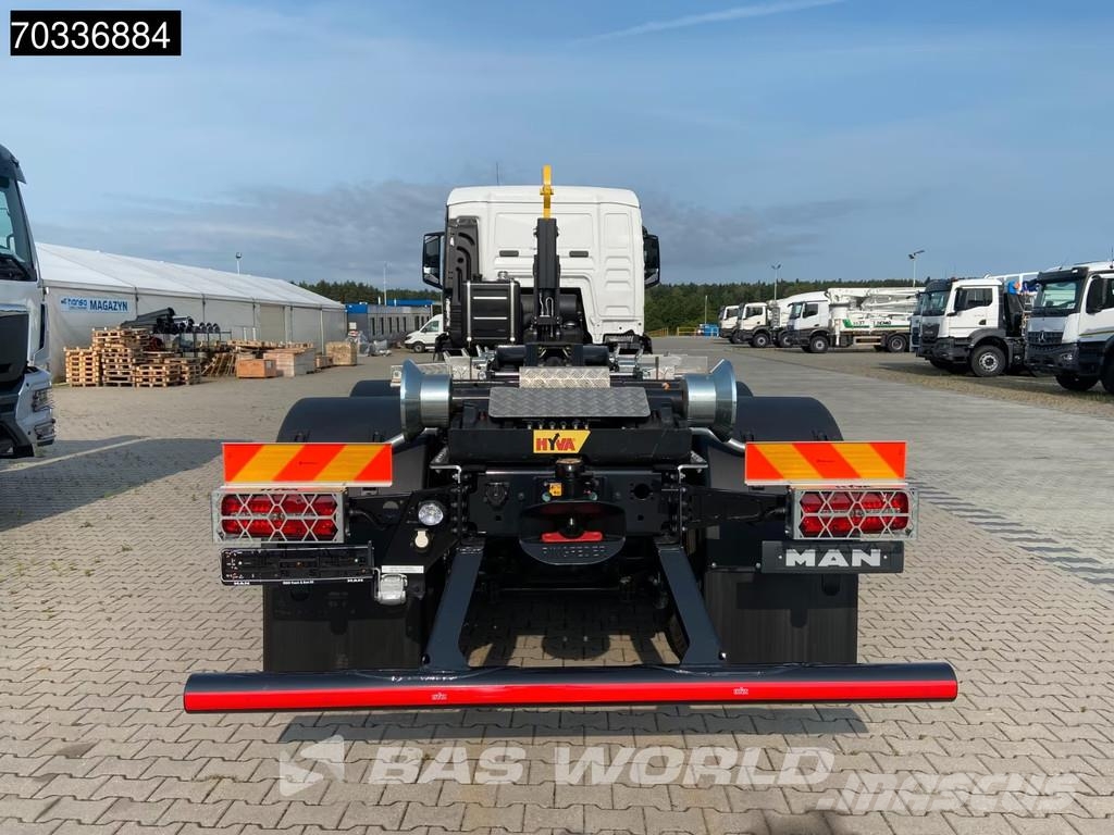 MAN TGS 35.480 8X4 NEW! HYVA 26-60 SKZ containersystem Vinçli kamyonlar